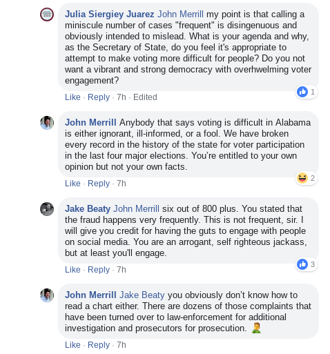 John Merrill Facebook Debate 02-14-19